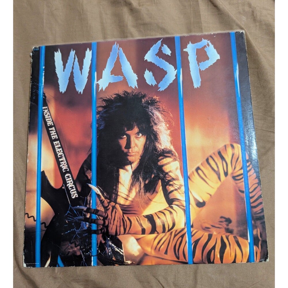 Wasp Inside The Electric Circus Vinyl Record 1986